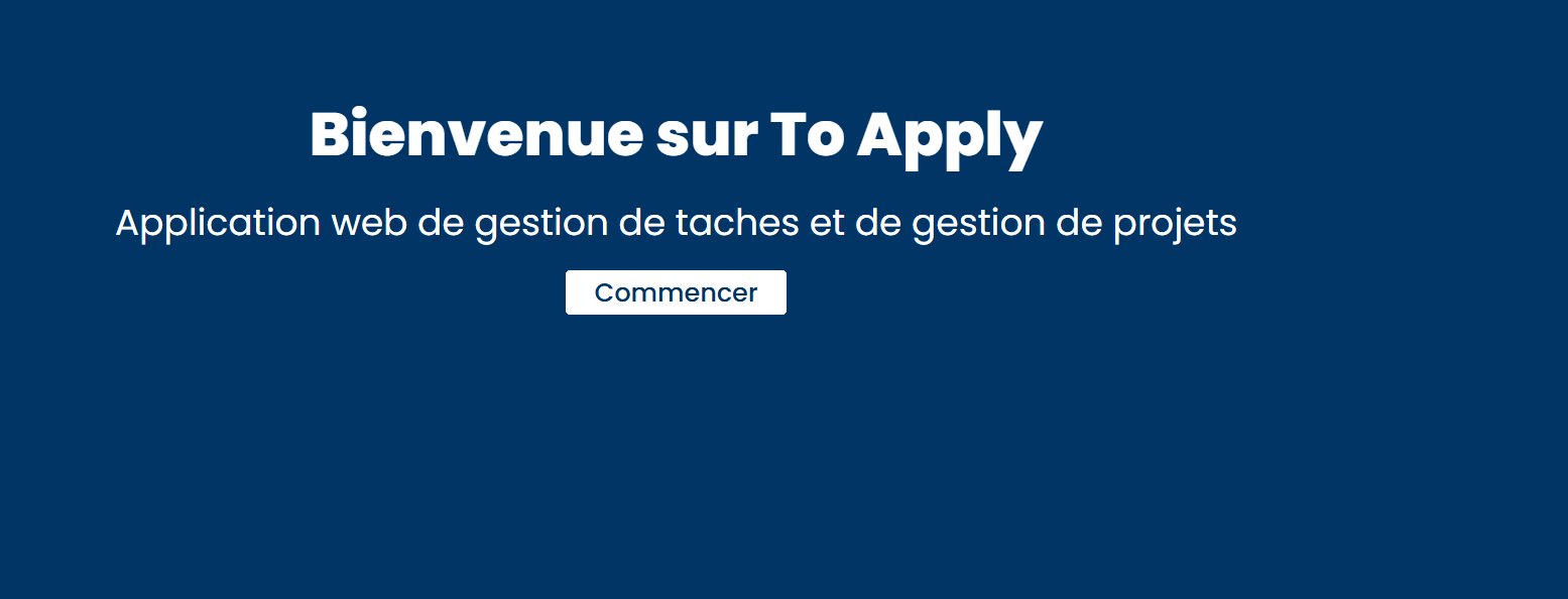 Application web de gestion